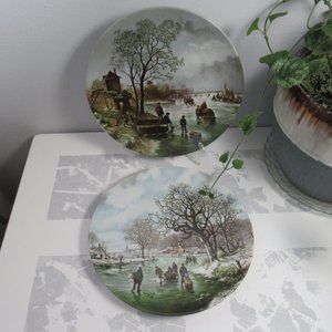 2 Wall Decorative Plate by Royal Schwabap, Enter Holland